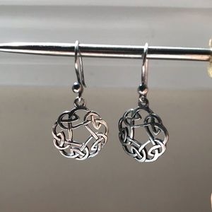 Celtic knot earrings